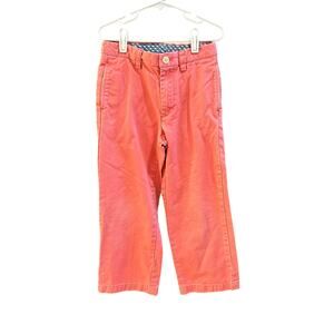 Vineyard Vines Salmon Khaki Slacks, GUC (small stain on knee). Sz 6. (6C)